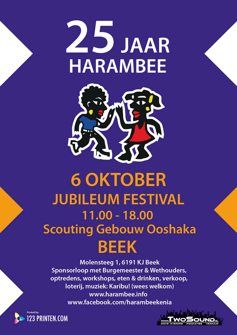 Flyer 25 jaar jubileum